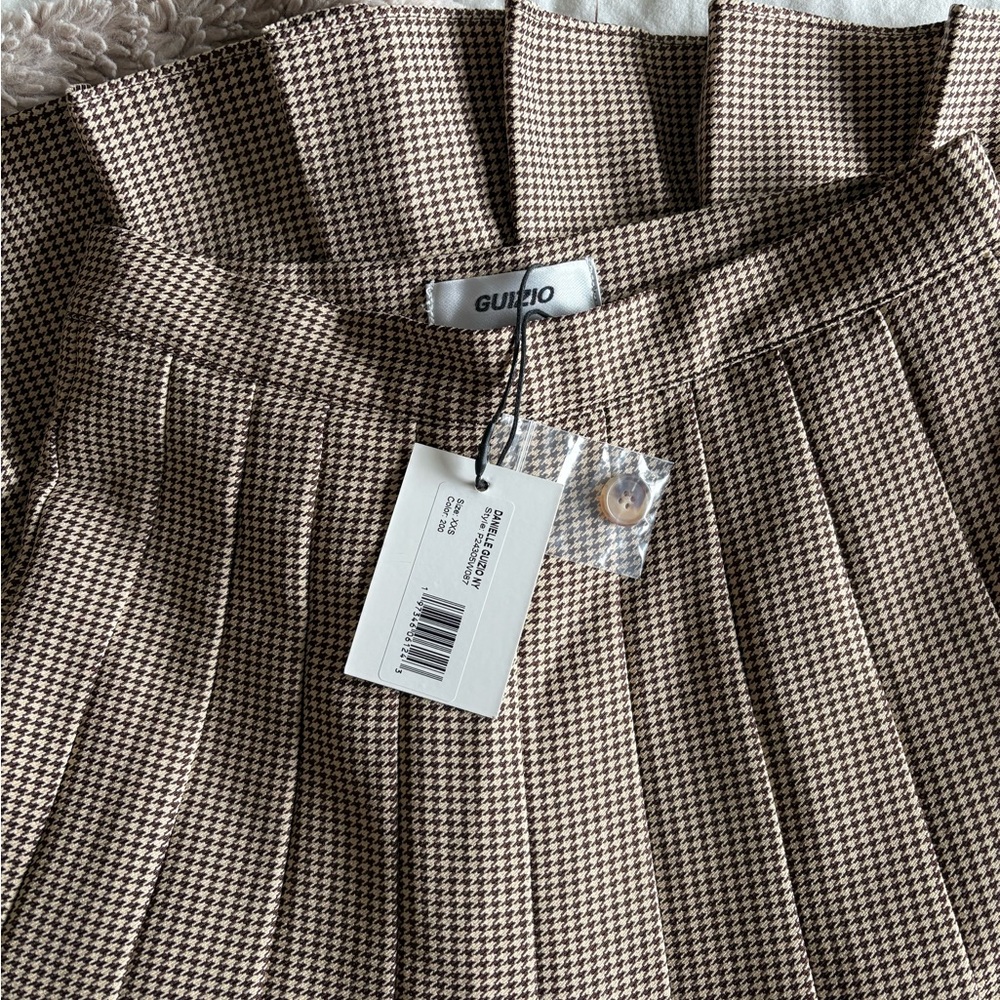 Danielle Guizio pleated midi skirt